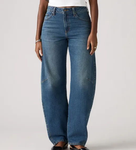 Baggy Dad Barrel Womens Jeans 